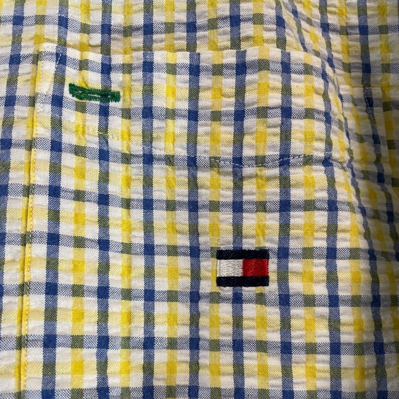 Tommy Hilfiger Button Down Plaid Shirt - Picture 2 of 6
